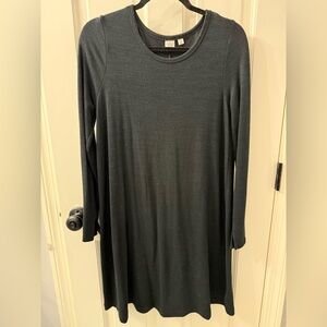 GAP Black Long Sleeve Dress
